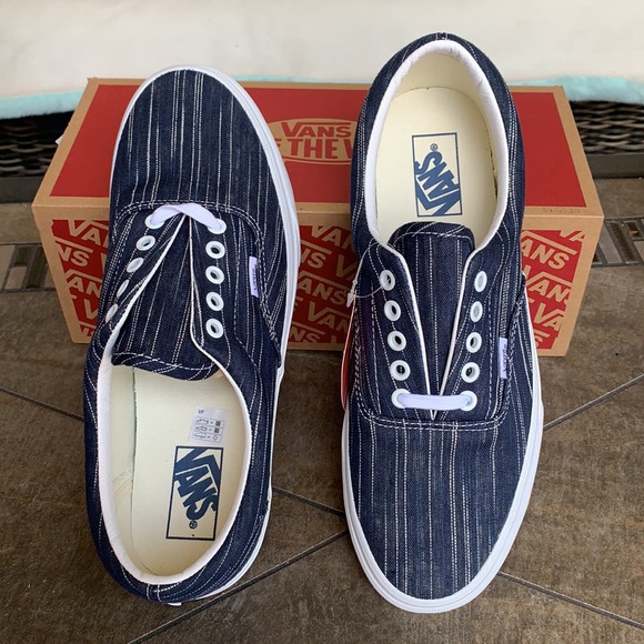 VANS ERA SUITING Dress Blues/Stripes Men’s - Picture 2 of 15